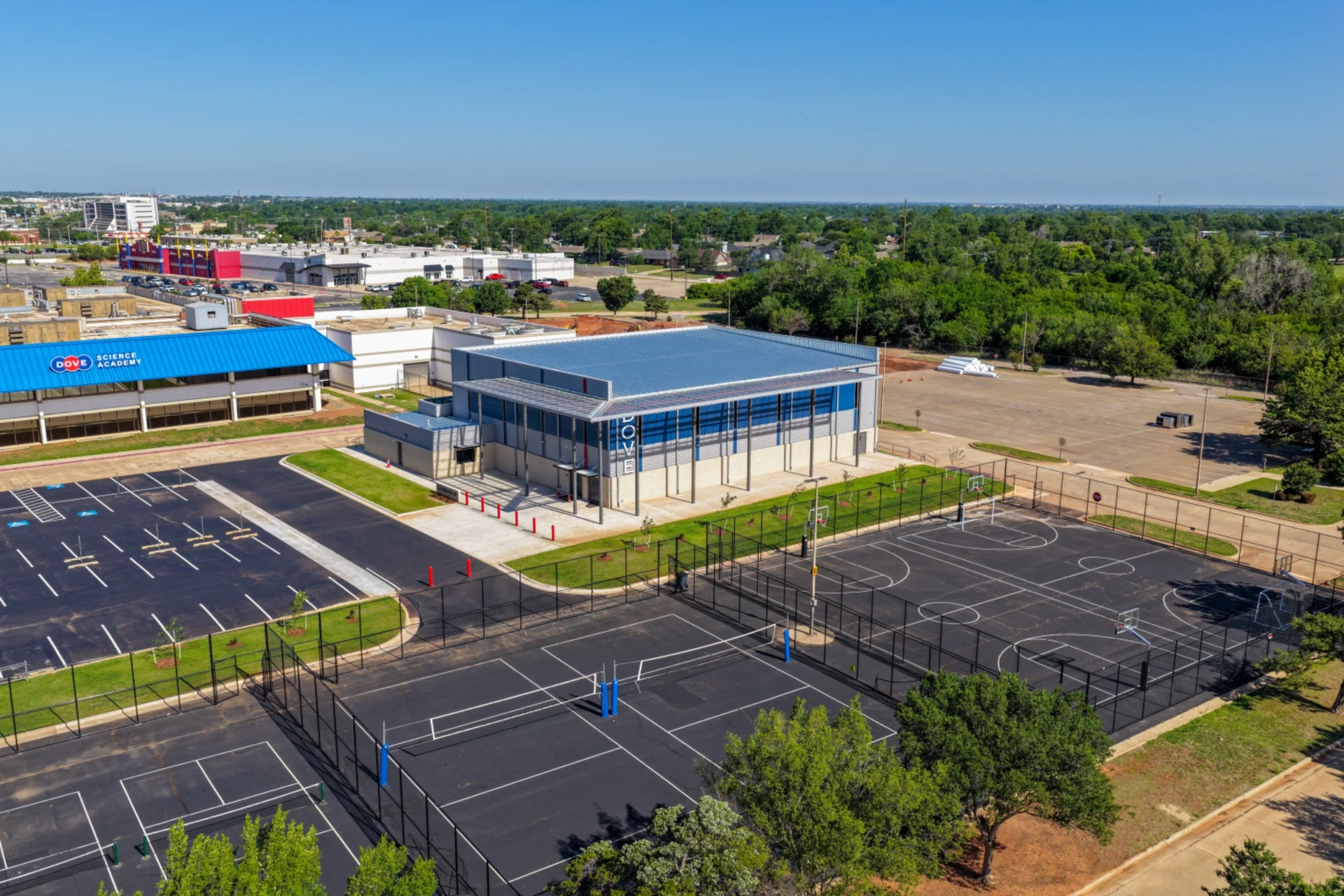 Dove Science Academy Gymnasium — Campus perspective