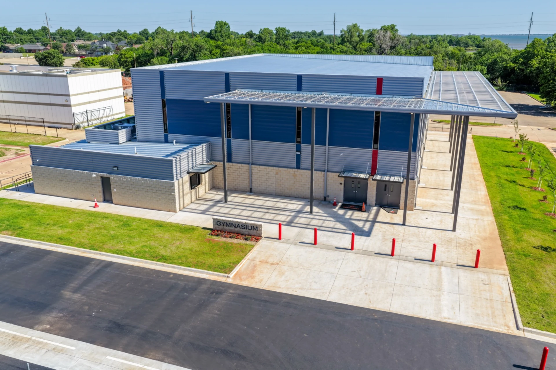 Dove Science Academy Gymnasium — Finished exterior