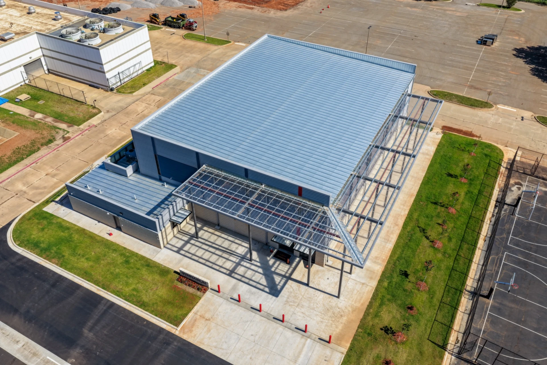 Dove Science Academy Gymnasium — Roof and canopy