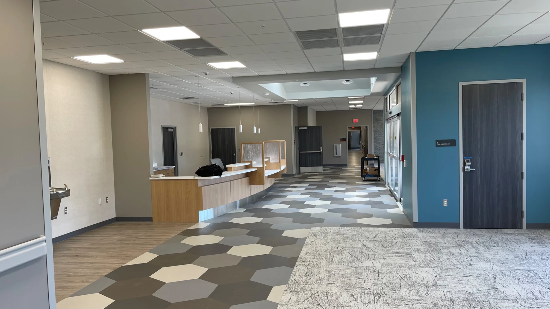 North OKC VA Clinic — Full Renovation — Reception and circulation