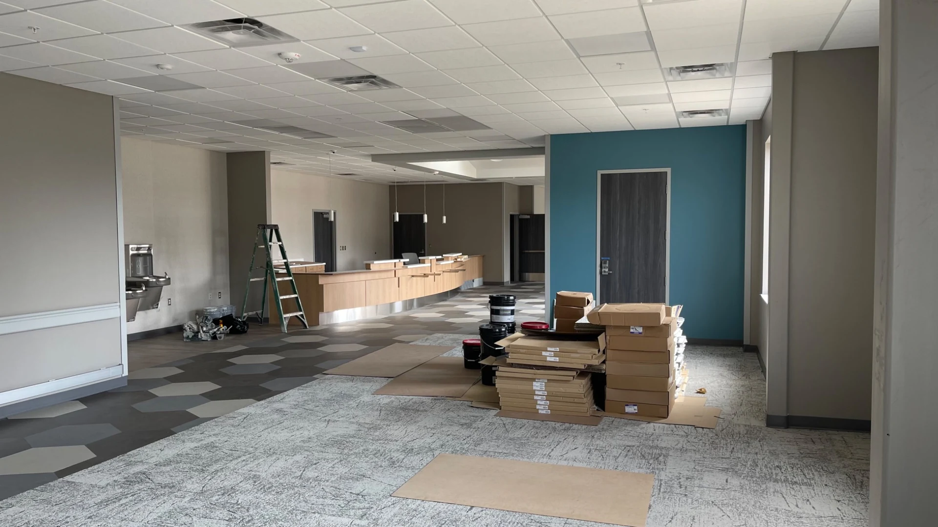 North OKC VA Clinic — Full Renovation — Reception fit-out