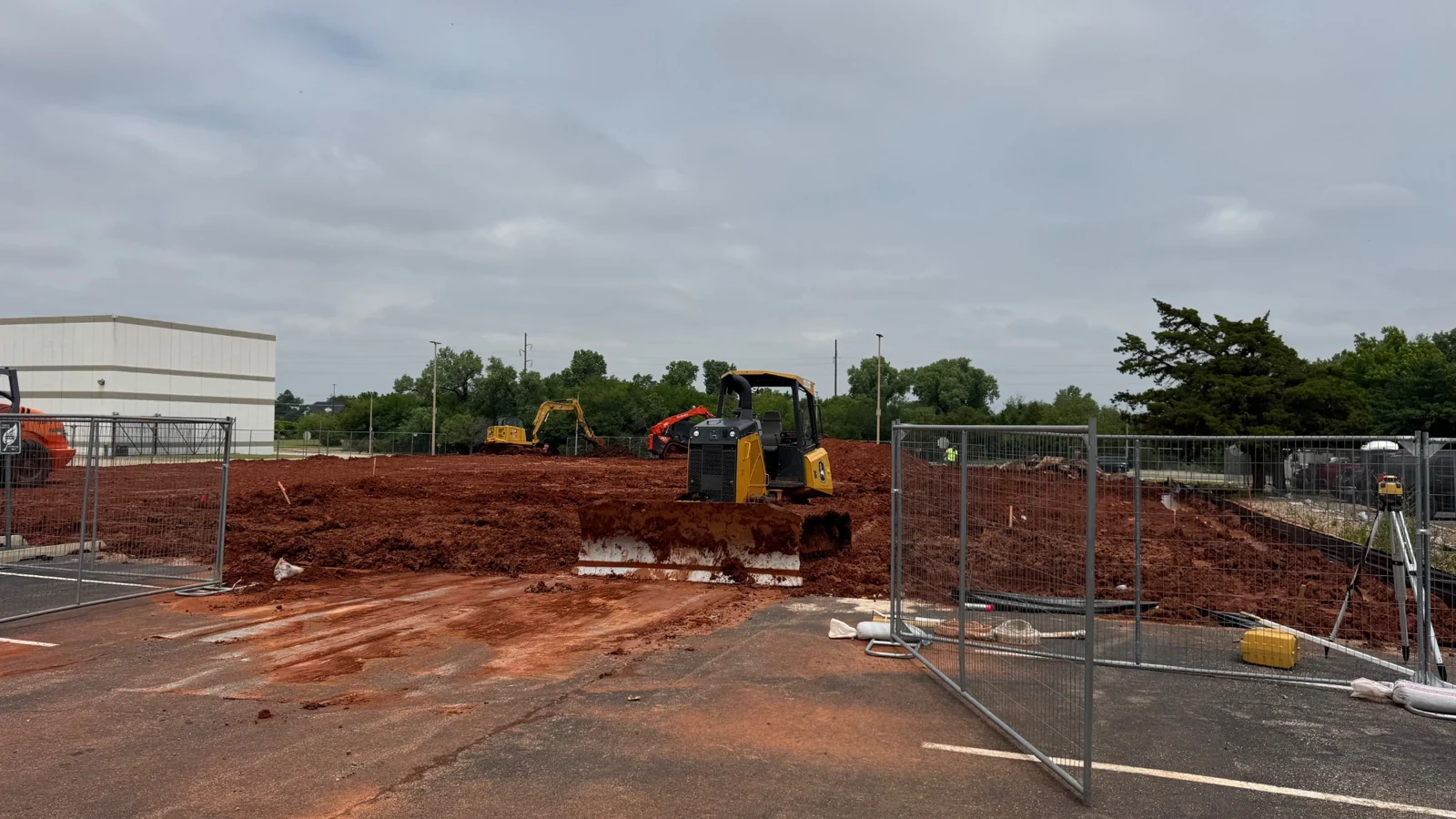 Dove Science Academy Gymnasium — Site preparation